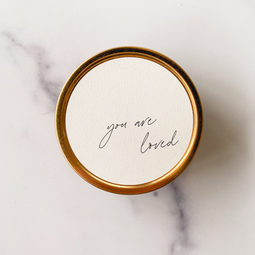 "You are Loved" - Candle Tin - Guava Fig