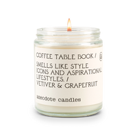 Coffee Table Book Candle - Vetiver & Grapefruit