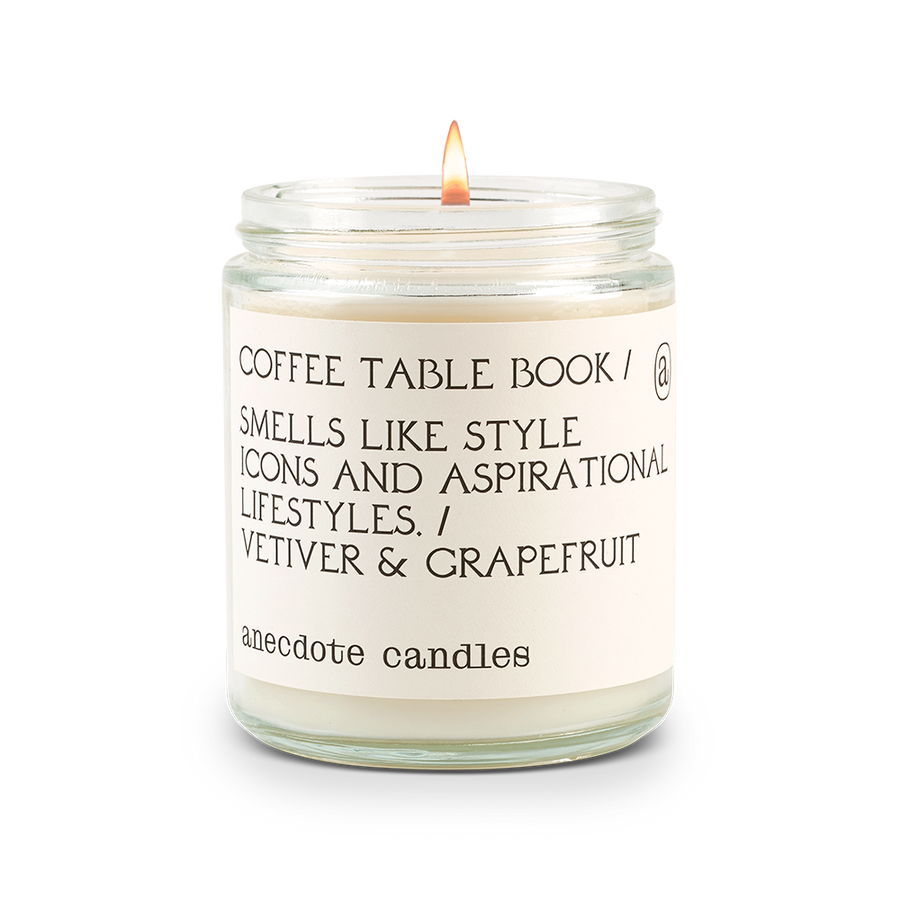 Coffee Table Book Candle - Vetiver & Grapefruit