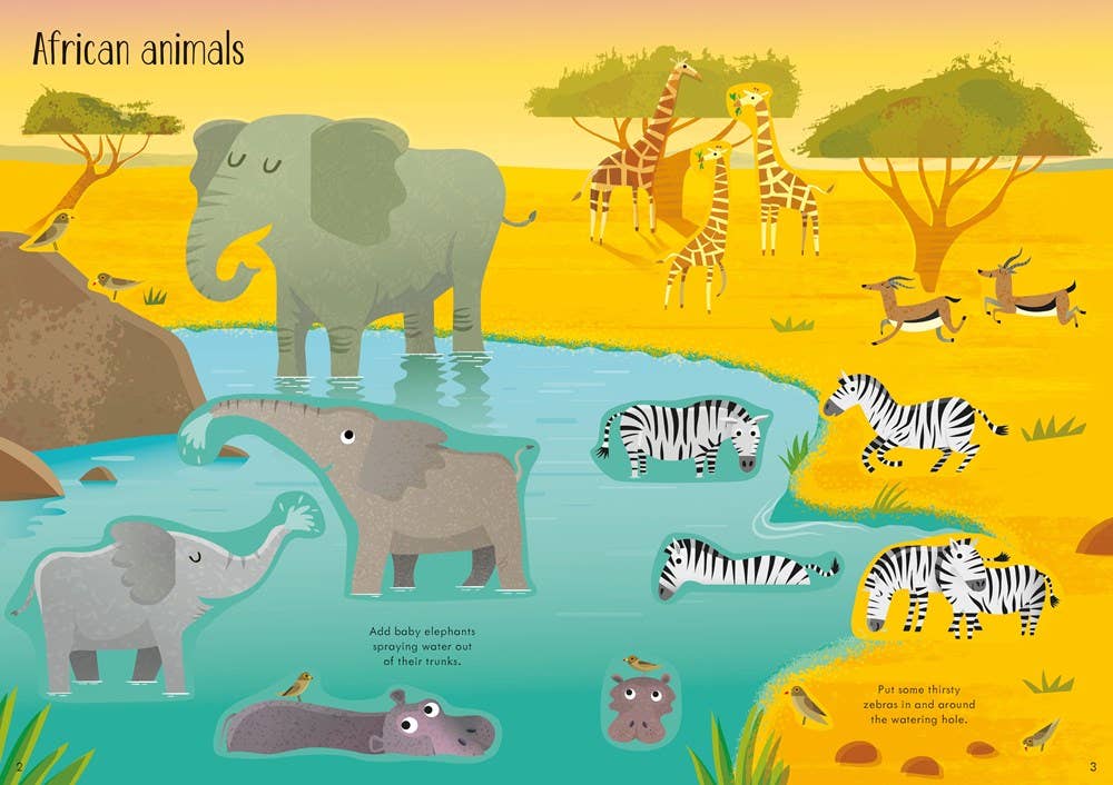 Little First Stickers Book - Animals