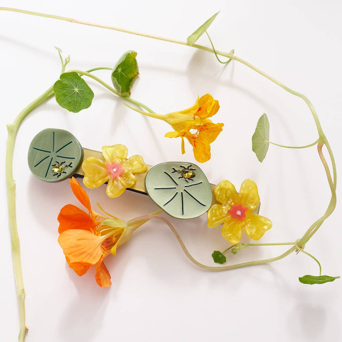 Jeweled Flower Beetle Barrette