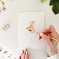 Paintable Notecards - Birds