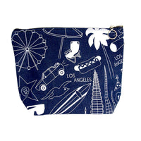 Denim Los Angeles Makeup Pouch