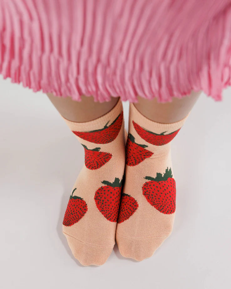 Crew Sock - Strawberry