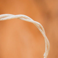 Cream Acetate Braided Headband