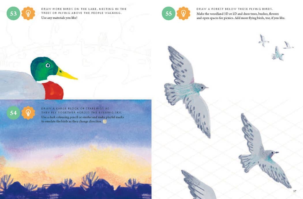 Drawing Nature Journal: 100 Prompts, Projects and Playful Exercises