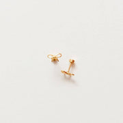 Pip Pop Post Earrings - Gold Bow