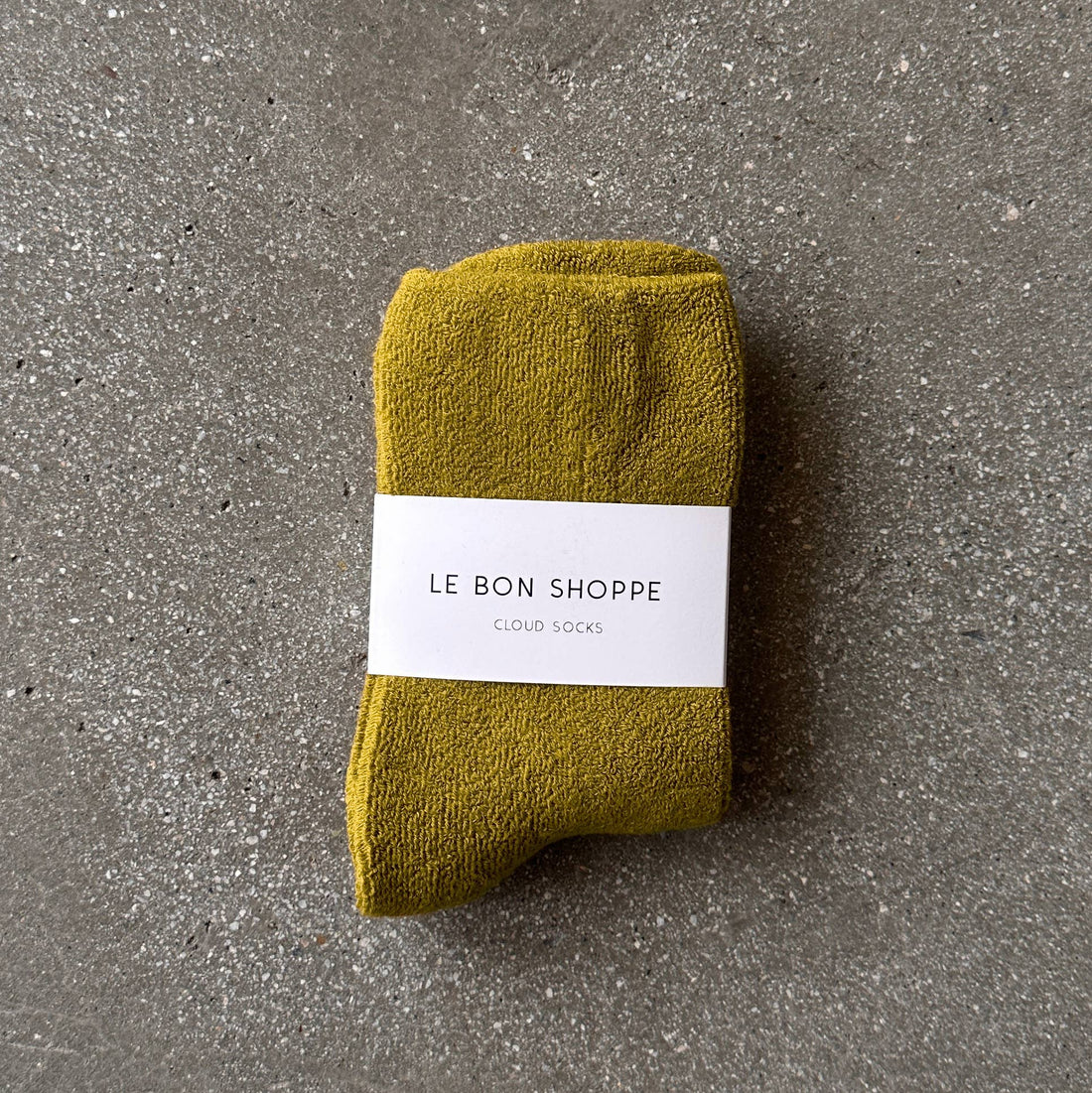 Cloud Socks - Green Olive