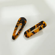 Gemma Hair Clips - Tortoise