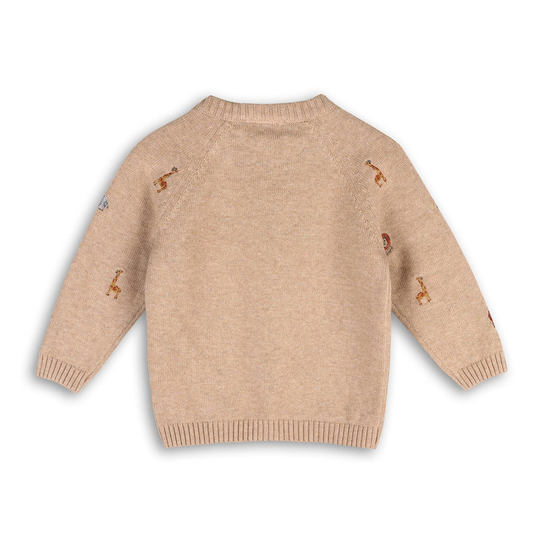 Safari Animal Embroidered Pullover