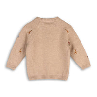 Safari Animal Embroidered Pullover