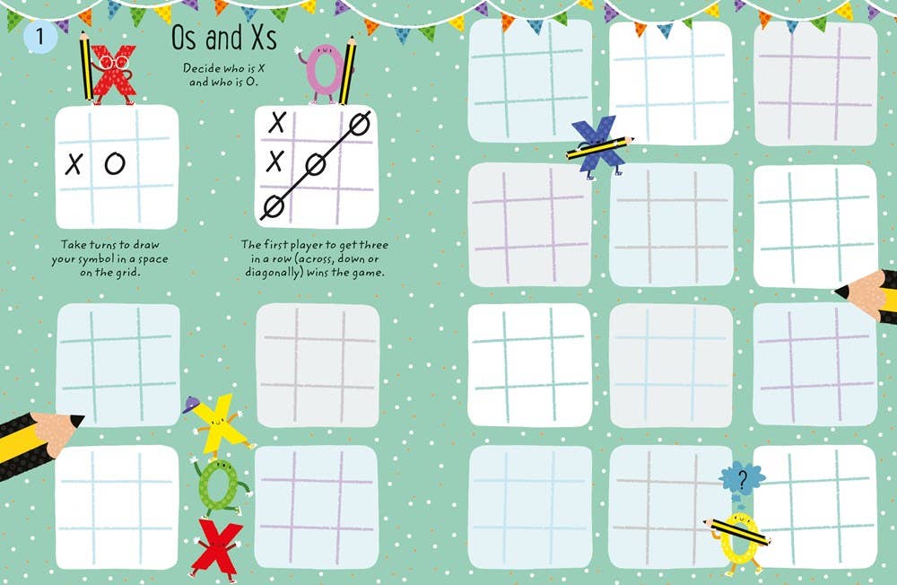 Travel Pencil And Paper Games Book