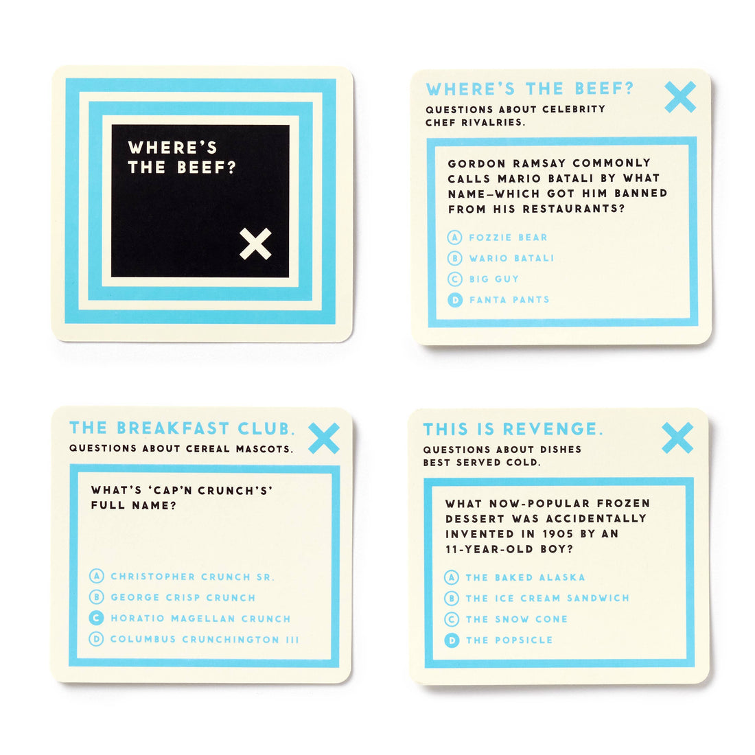 Junk Food & Food Food Trivia Game