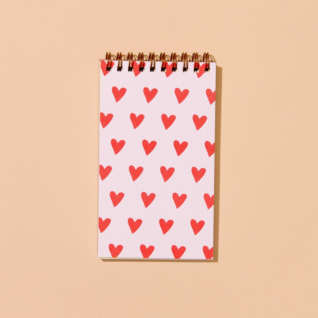 Hearts Small Spiral Notebook