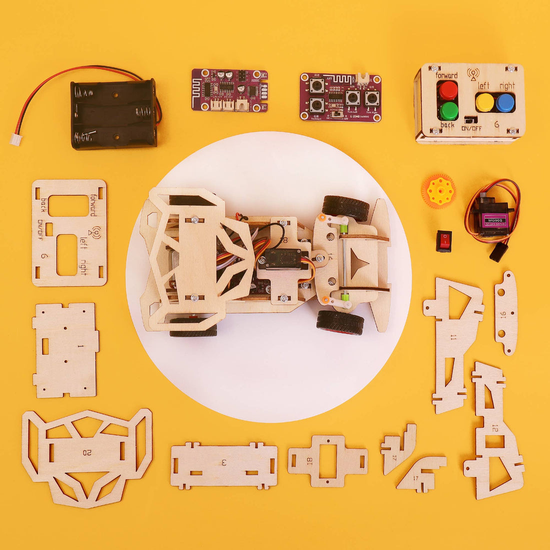 Steering Remote Controlled Car STEM Kit