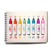 Jumbo Jots Dual Tip Unicorn Stamp Markers