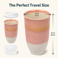 Afterglow Ceramic Travel Mug – 12 oz