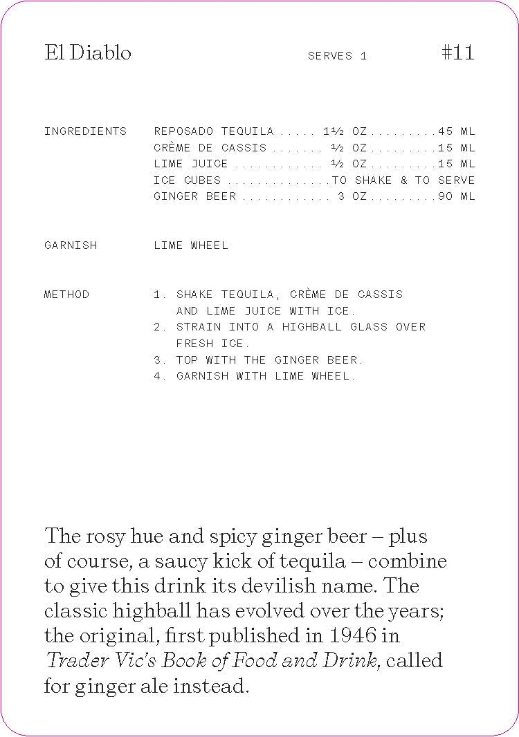 The Cocktail Cabinet - Tequila Recipe Deck