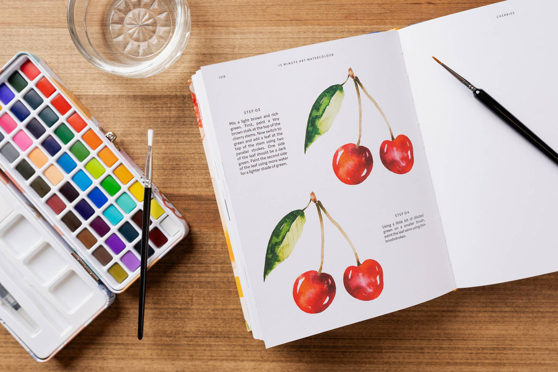 15-minute Art Watercolour Workbook