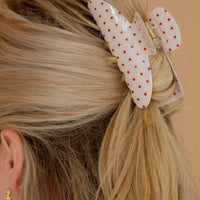 Polka Dot Claw Clip