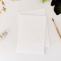 Paintable Notecards - Birds