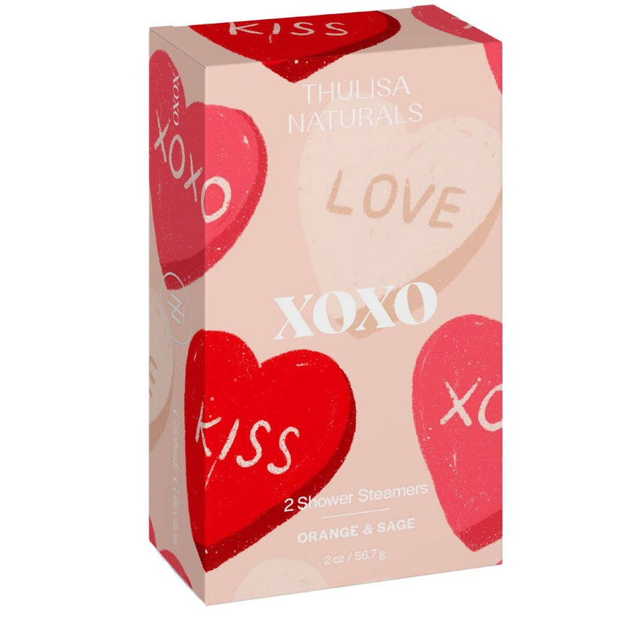 Valentine's Day Shower Steamers - Orange + Sage