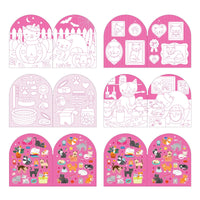 Coloring Book With Stickers - Cats