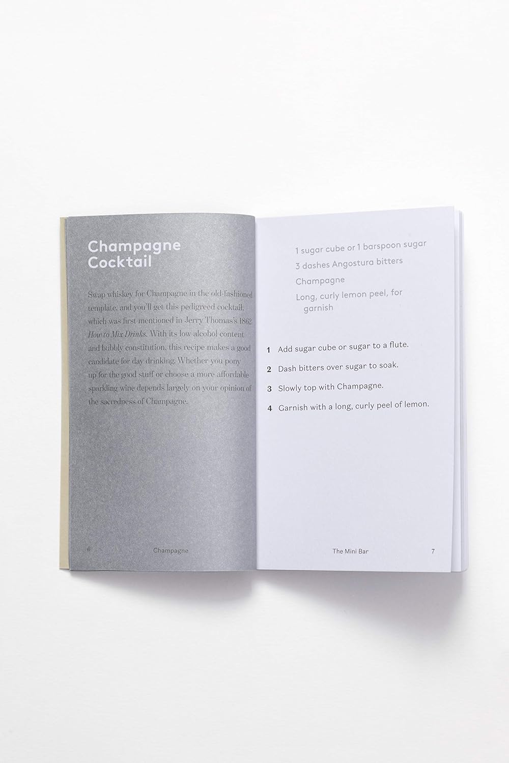 The Mini Bar Recipe Books