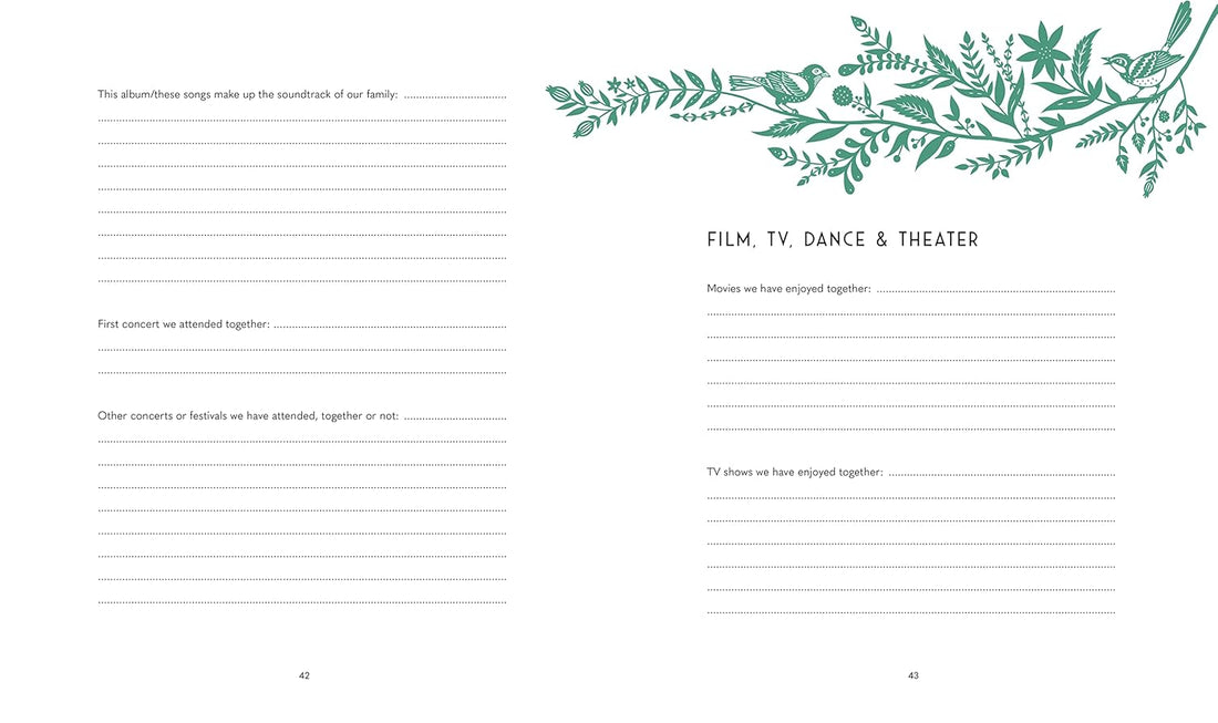 This Family Of Ours Journal