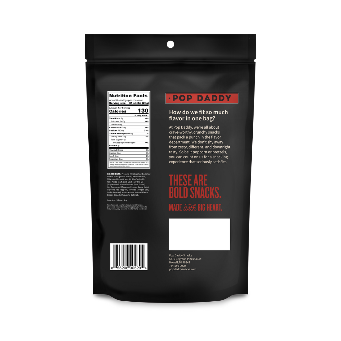 Hot Sauce Seasoned Pretzels