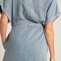 Denim Button Down Dress