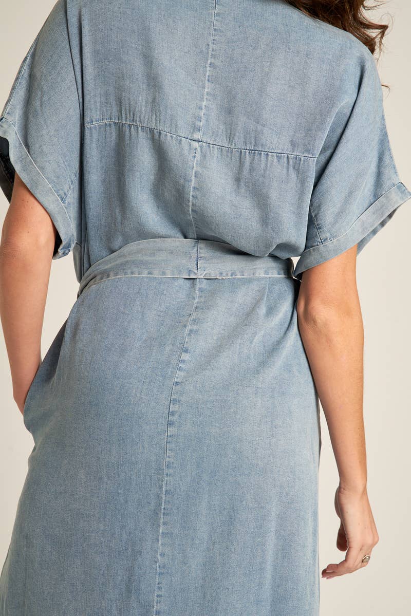 Denim Button Down Dress