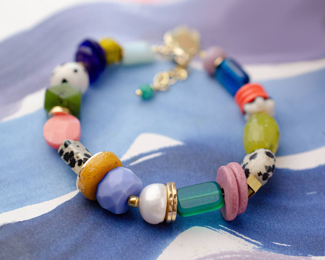 Colorful Handmade Beaded Bracelets - Bright
