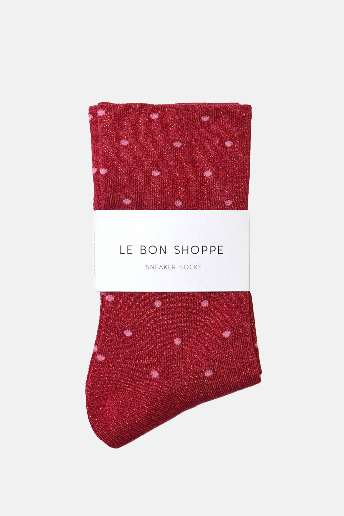 Sneaker Socks Polka Dot - Red/Pink