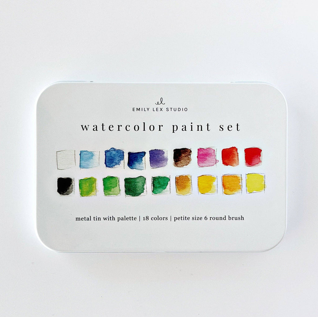 Watercolor Paint Set - 18 Colors