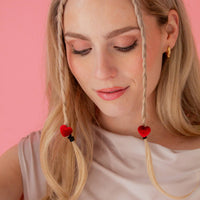 Mini Heart Hair Ties