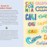 I Love California Sticker Book