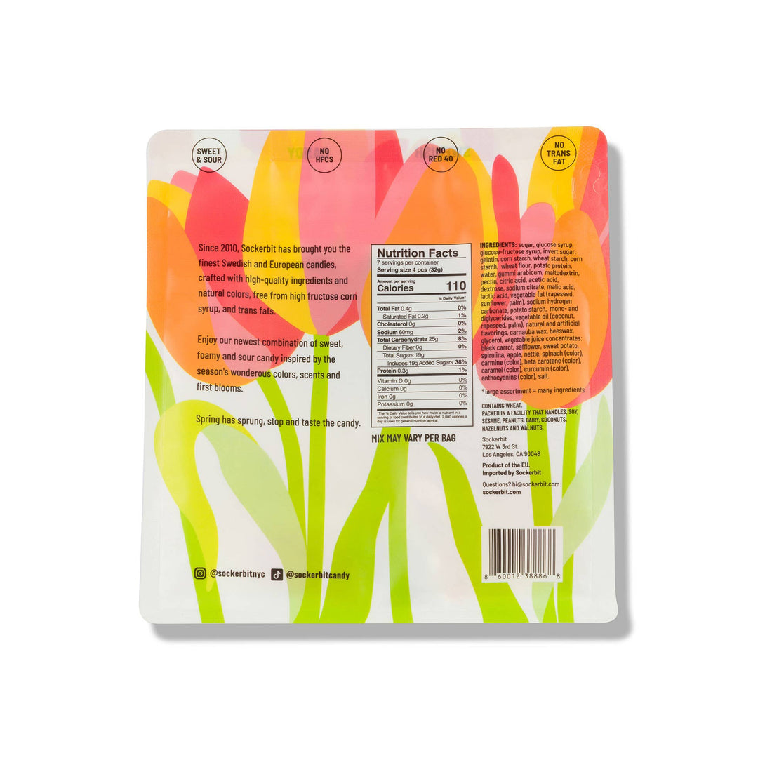 Spring Sweet and Sour Gummy Mix