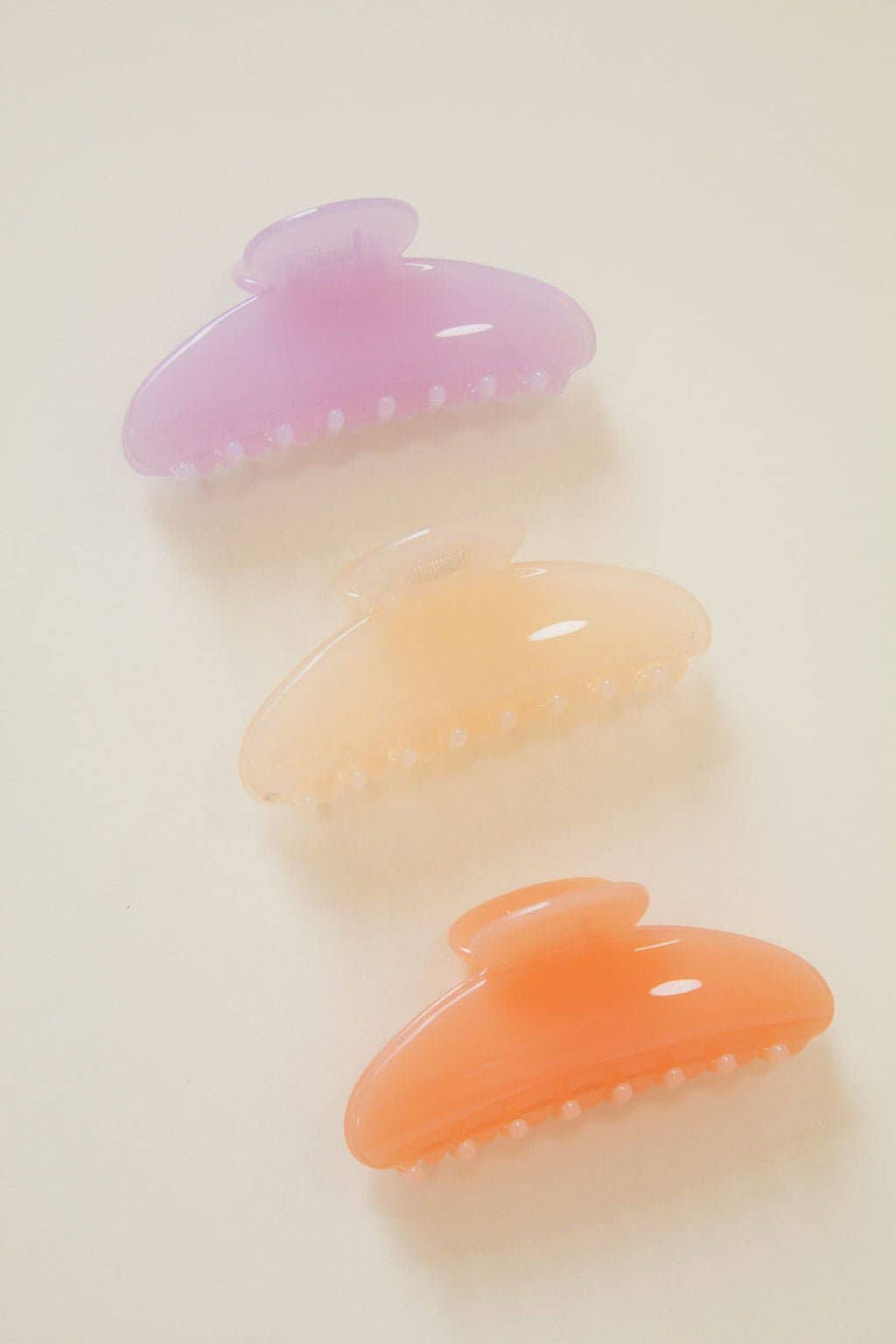 Jelly Claw Clip - Cream