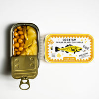 Cod In Olive Oil with Chick Peas