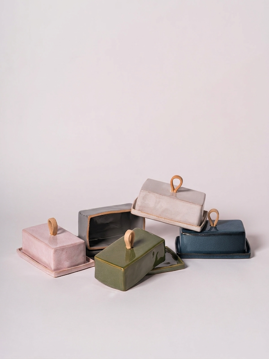 Balboa Butter Dish - Dark Green