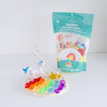 Unicorn Rainbow Sensory Dough Play Kit - Scented