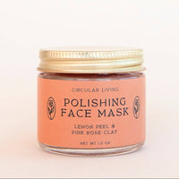 Polishing Face Mask - Lemon Peel & Pink Rose Clay