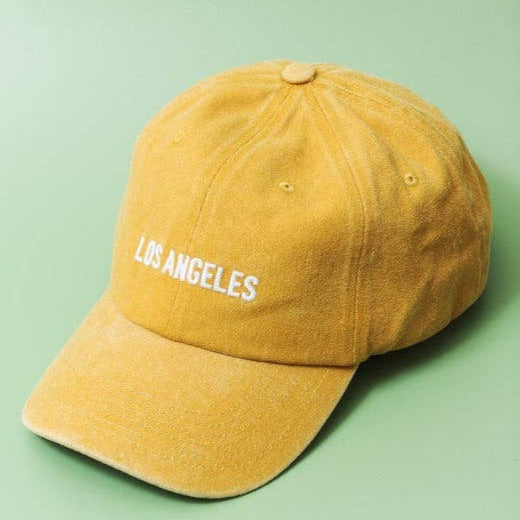 Los Angeles Hat - Mustard