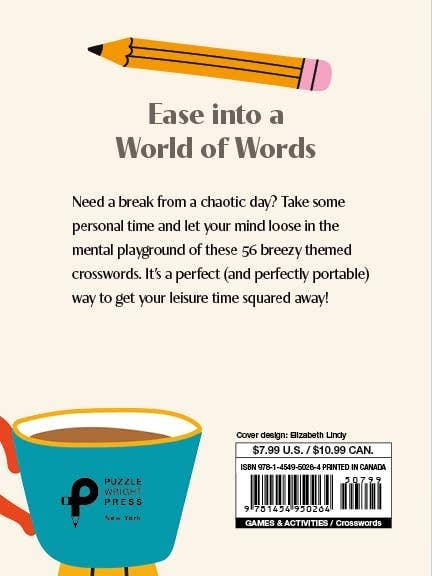 Pause for Puzzles Crosswords Book