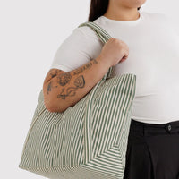 Cloud Bag - Sage Stripe