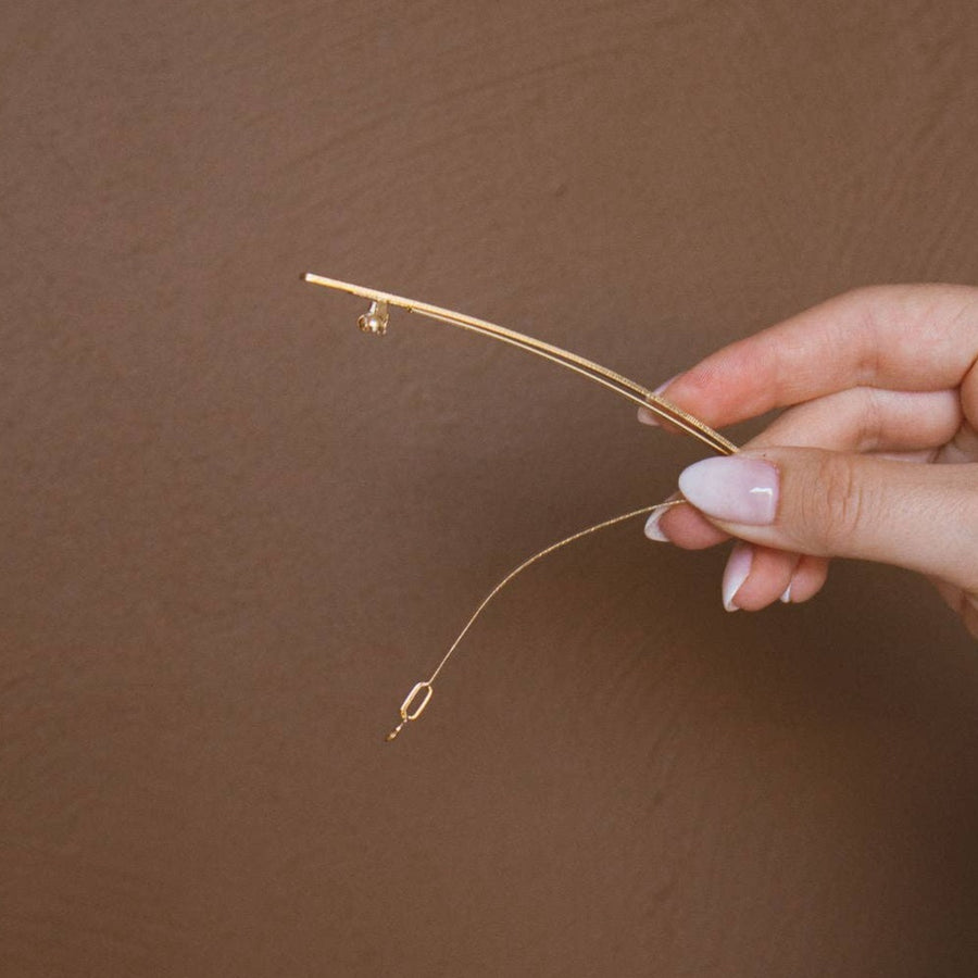 Bronzed French Barrette