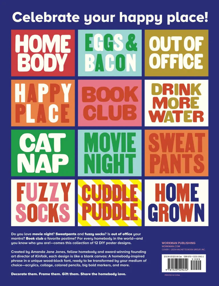 Homebody DIY Poster Book