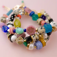 Colorful Handmade Beaded Bracelets - Bright