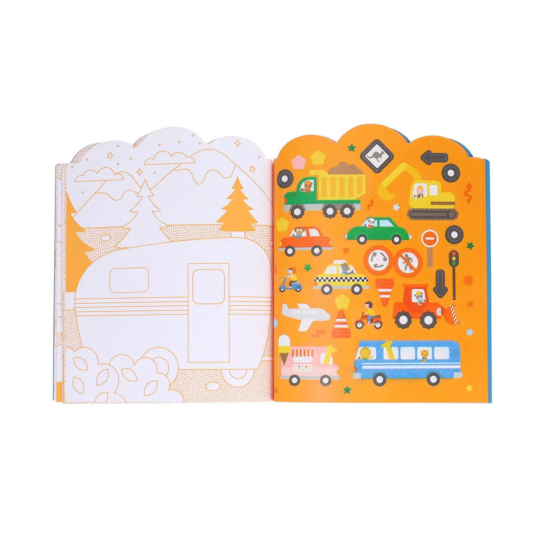 Coloring Book With Stickers